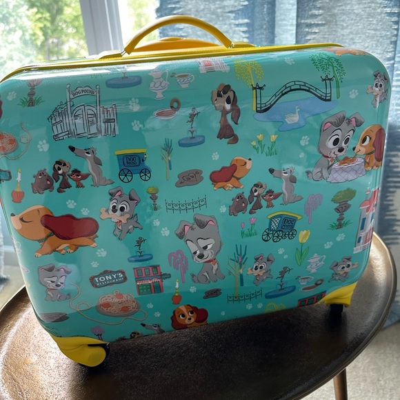 Disney Other Disney Lady And The Tramp Hard Suitcase Poshmark
